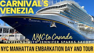 Carnival Cruise Line Venezia embarkation day NYC cruise to Canada August 2023 [upl. by Renny]