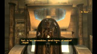 SPOILERS Fallout New Vegas Mr Houses Death [upl. by Tnomyar913]