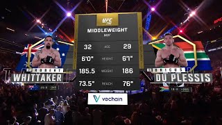 Robert Whittaker vs Dricus Du Plessis Full Fight Full HD [upl. by Evelyn720]