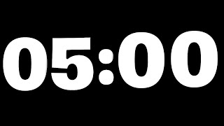 ⏳✨ Temporizador de 5 Minutos  Cuenta Atrás Ideal para Pausas y Tareas Rápidas 🚀 [upl. by Albert306]