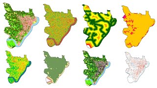 Landfill Site Selection by Weighted Overlay Technique in ArcGIS [upl. by Amari]