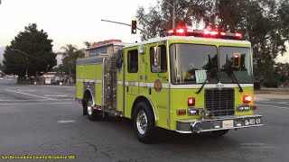 San Bernardino Co Fire OES 424 As Reserve 227 [upl. by Ebsen]