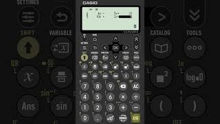 Solving Linear Simultaneous Equations With Two Unknowns On A Casio Classwiz fx991CW Calculator [upl. by Inamik931]