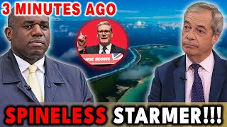 Nigel Farage BEGS Lammy to REMOVE Starmers Damaging Capitulation on Chagos Islands [upl. by Xel264]