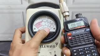 REVIEW TELEWAVE 44L1 WATTMETER 2200MHZ [upl. by Nylle]