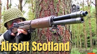 Airsoft War  M14 G36 MP44 MP5 POW Scotland HD [upl. by Minetta458]