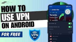 How to Use VPN in Mobile  Use VPN on Android  Free VPN for Android 2024 [upl. by Eedyak]