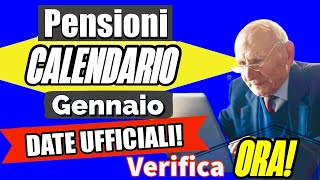 PENSIONI 👉 CALENDARIO PAGAMENTI GENNAIO 2024❗️ NUOVA TABELLA AUMENTI SCAGLIONI 📅💰 [upl. by Marilyn906]