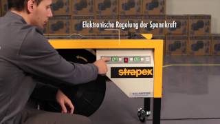 Umreifungsmaschine strapex Minipack [upl. by Donn]