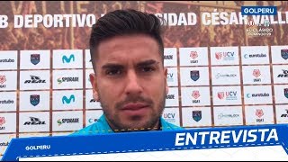 Víctor Cedrón quotEs muy importante para mí haber jugado 100 partidos con César Vallejoquot [upl. by Klinges]