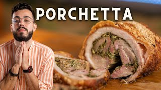 a LESSON about CRISPY PORCHETTA [upl. by Evannia217]