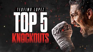 Top 5 Teofimo Lopez Knockouts [upl. by Beck763]