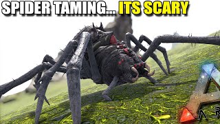 TAMING A SPIDER ITS SCARY   ARK SURVIVAL EVOLVED EP21 [upl. by Leese]