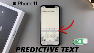 How To Enable Predictive Text On iPhone 11 Keyboard [upl. by Enyawal]