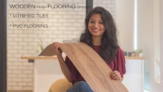 Wooden finish tile and vinyl flooring installation India l Ask Iosis Hindi Interior Design India [upl. by Issy432]