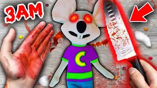 WHATS INSIDE CUTTING OPEN HAUNTED CHUCK E CHEESEEXE DOLL AT 3 AM [upl. by Alyek247]