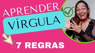 Uso da VÍRGULA  Regras principais  Aula  exercícios [upl. by Iral]