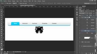 Photoshop CS6 Creación de Elementos Web vol 1 Menú I mp4 [upl. by Aicilra]