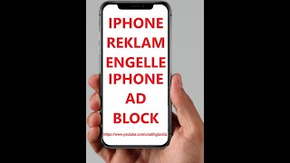 PROGRAMSIZ İPHONE REKLAM ENGELLEME adblock iphone [upl. by Leunamne761]