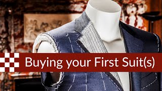 How to Build a Wardrobe  Buying Your First Suits [upl. by Siver263]