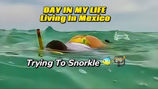 🧜‍♀️🤿🏝️DAY IN MY LIFE  LIVING IN MEXICO TRYING TO SNORKEL [upl. by Merritt]