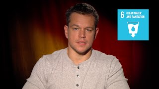 Matt Damon Wants Safe Water for All [upl. by Yasmeen]