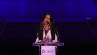 Amy Landecker Introducing Jill Soloway at Legacy Awards 2016 [upl. by Ttevy]