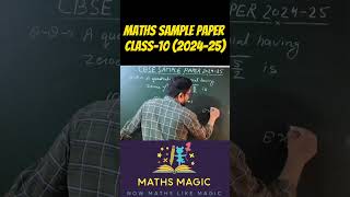 CBSE Sample paper 202425 Maths [upl. by Philippa]