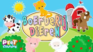 Boerderijdieren Dierennamen Jouw Dreumes leert eerste woordjes met boerderijdieren Dreumes filmpjes [upl. by Alledi492]