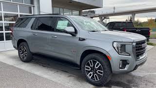 Grey 2024 GMC Yukon XL AT4 Review Calgary AB  Wolfe Calgary  KS407649 [upl. by Asiral]