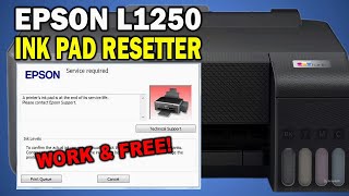 Epson L1250 Resetter Free Download  Epson L1250 adjustment program [upl. by Sasnett]