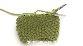 How to knit seed stitch  moss stitch in the round [upl. by Oba898]