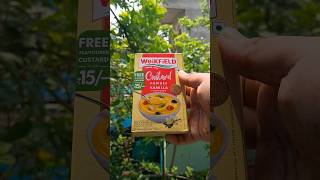 Offer pack of weikfield vanilla custard powder openingyoutubeweikfieldshorts [upl. by Tfat383]