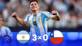 Argentina Vs Chile 30 All goals amp highlights 2024 [upl. by Grantley]