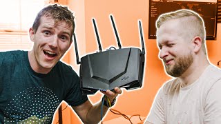 Upgrading our WORST Wifi Setup  NETGEAR Nighthawk Pro Gaming Router Showcase [upl. by Asset188]