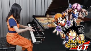 《Thank You Akira Toriyama》Dragon Ball GT「DAN DAN Kokoro Hikareteku」Slow Version  Rus Piano Cover [upl. by Yralih464]