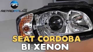 Seat Cordoba projectors retrofit bi xenon installation [upl. by Nameloc341]