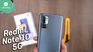 Xiaomi Redmi Note 10 5G  Unboxing en español [upl. by Elam]