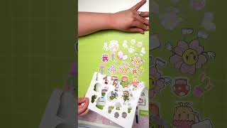 How to make cute stickers at home using cricut maker 3 cricut cricutdiy diyfypyoutube sticker [upl. by Gildea]