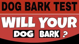 Dog Bark Test  This Sound Will Make Your Dogs Barking [upl. by Alexandra]