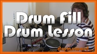 ★ Dont Look Back In Anger Oasis ★ Drum Lesson  How To Play Drum Fill Alan White [upl. by Eelrac155]