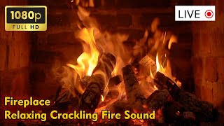 Cozy fireplace LIVE 247 Fireplace with Crackling Fire Sounds Christmas Fireplace 2025 [upl. by Dedrick]