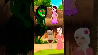 Choodel baccho ko kyu 🤷‍♀️ Dara rahi hai 🧟‍♀️ sandeepkumar sorts animation video [upl. by Ielarol]