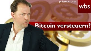 Müssen Bitcoin 💰 Gewinne versteuert werden 💸  Nutzerfragen RA Christian Solmecke [upl. by Ettenil]