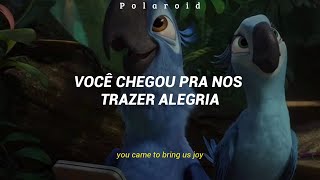 Você Chegou  Barbatuques Lyrics  Sub Eng [upl. by Chancelor]