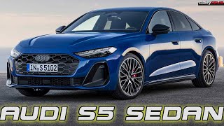 2025 Audi S5 Sedan  Ascari Blue  Design Showcase Footage [upl. by Odnalra]