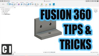 8 Must know Fusion 360 Tips amp Tricks For Beginners  Shortcuts Commands amp More [upl. by Alehc553]