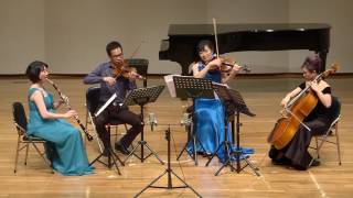 Jean Francaix Quartet for English Horn Violin Viola and Cello 1st Movement [upl. by Annoj]