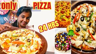 I Ate Only Pizza for 24 Hours Challenge TAMILFull Day Eating Challenge VlogAnis Tamil Lifestyle [upl. by Oslec390]