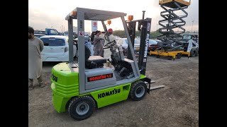 Komatsu FG1515 15 Ton Petrol  LPG Forklift for Sale in Karachi Pakistan [upl. by Older]